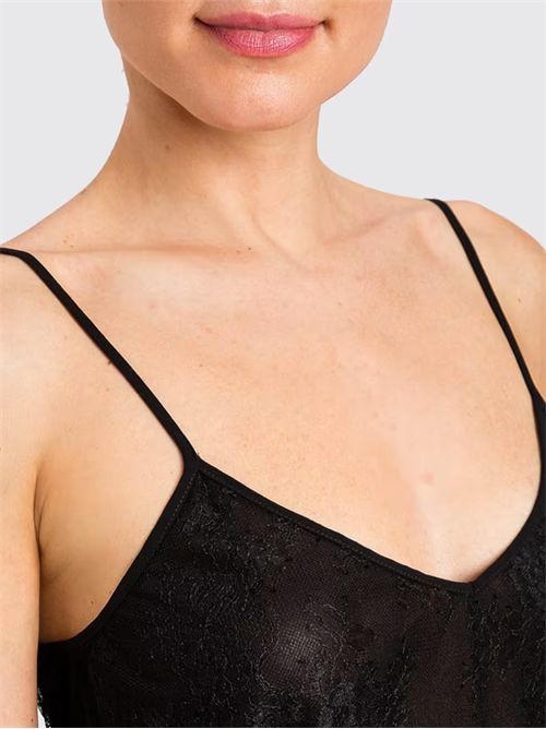 Top smerlato ricamato in pizzo TWINSET | TP2774/00006